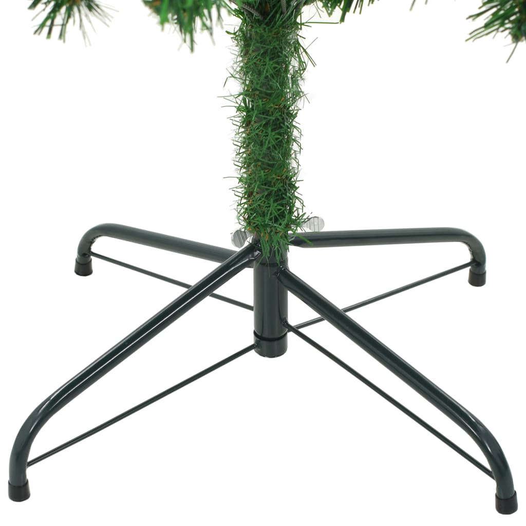 vidaXL Sztuczna choinka z szyszkami, 210 cm