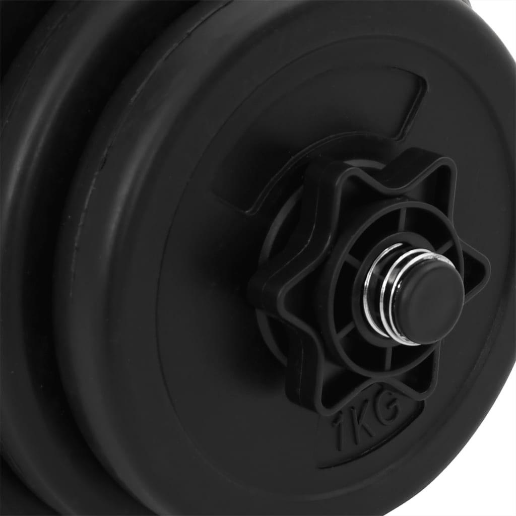 vidaXL Hantle 2x15 kg