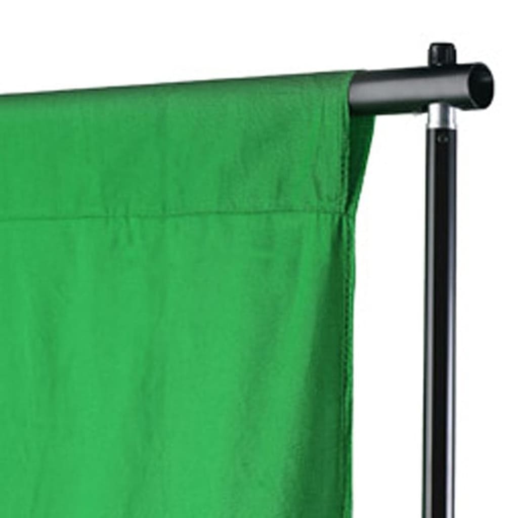 vidaXL Tło fotograficzne bez stelaża, bawełna, 300x300 cm, chroma key