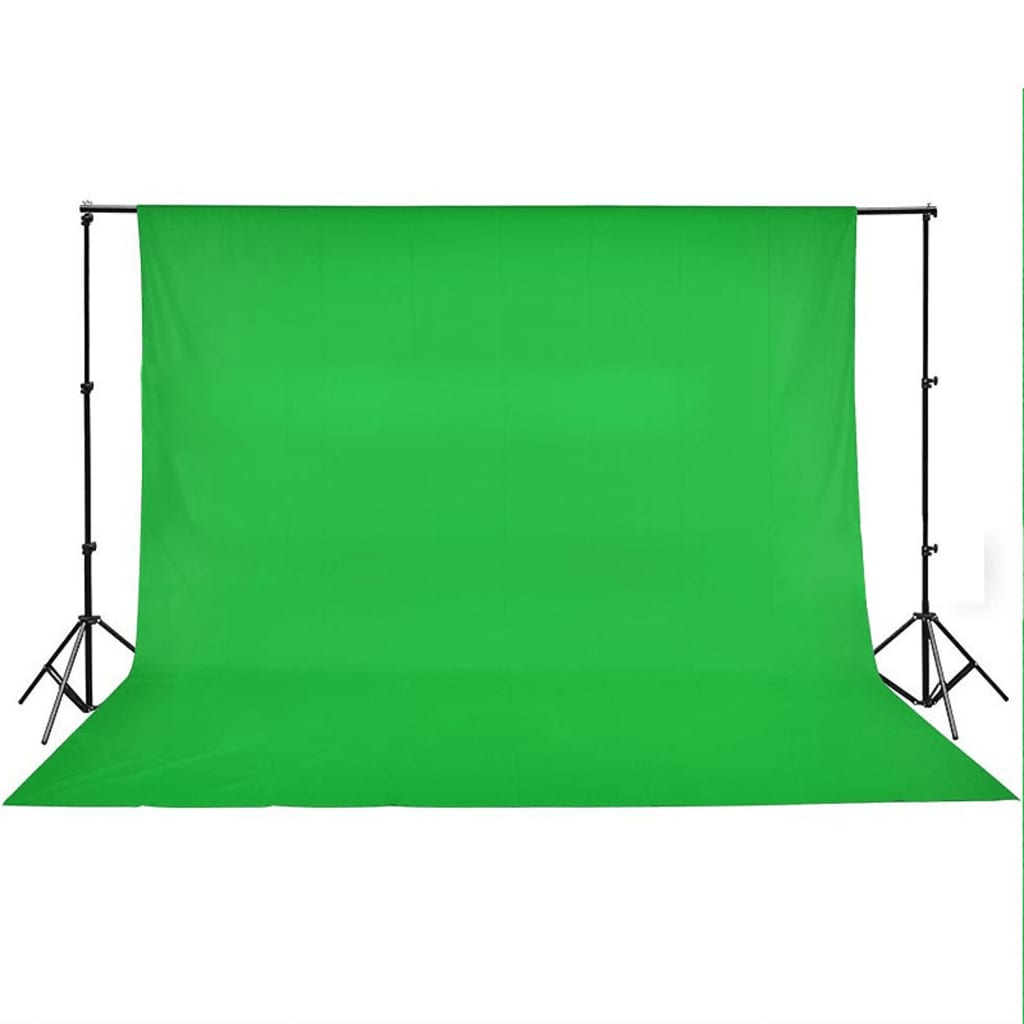 vidaXL Tło fotograficzne bez stelaża, bawełna, 500x300 cm, chroma key