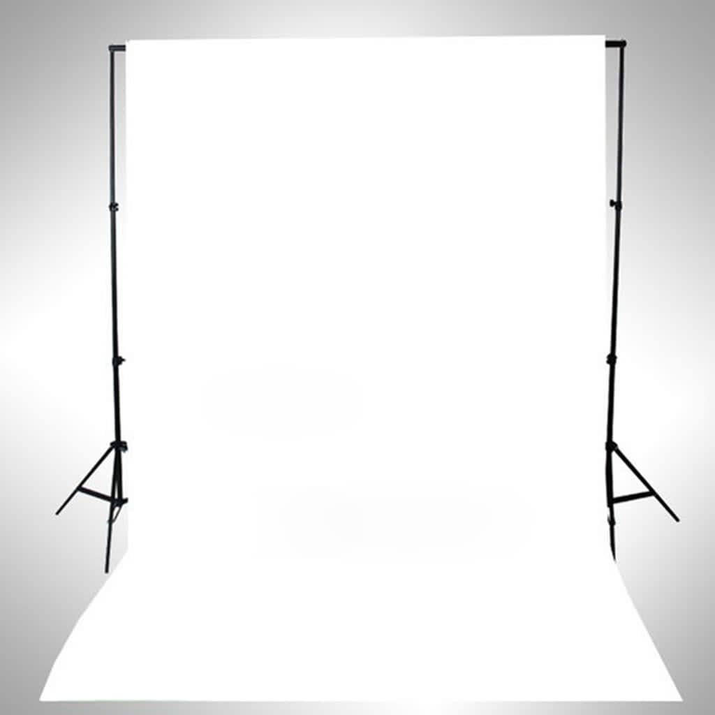 vidaXL Tło fotograficzne bez stelaża, bawełna, 500x300 cm, białe