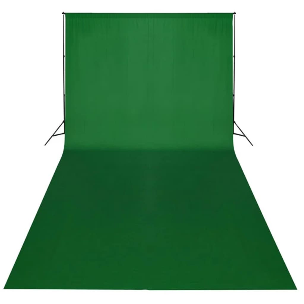 vidaXL Tło fotograficzne bez stelaża, bawełna, 600x300 cm, chroma key