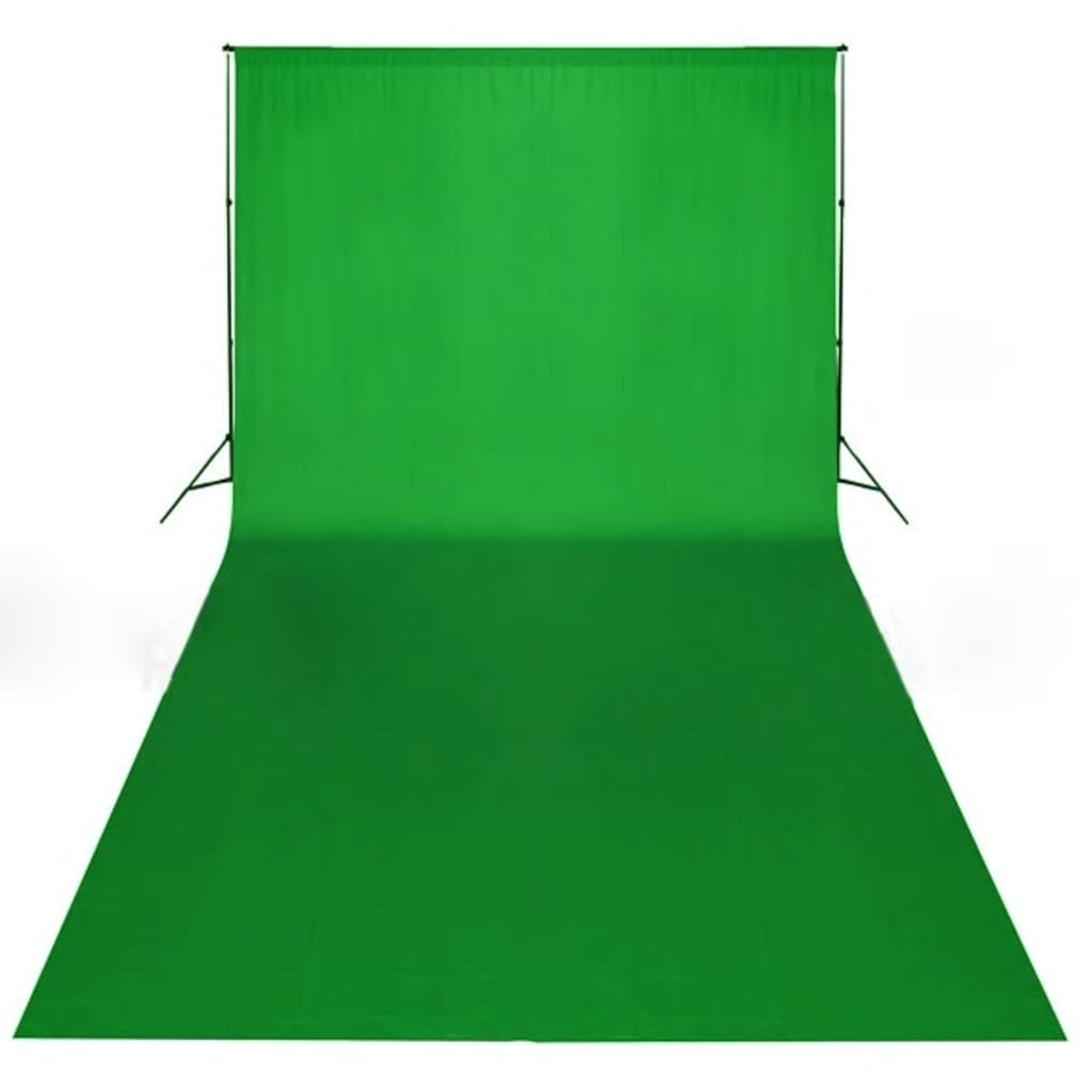 vidaXL Tło fotograficzne bez stelaża, bawełna, 600x300 cm, chroma key