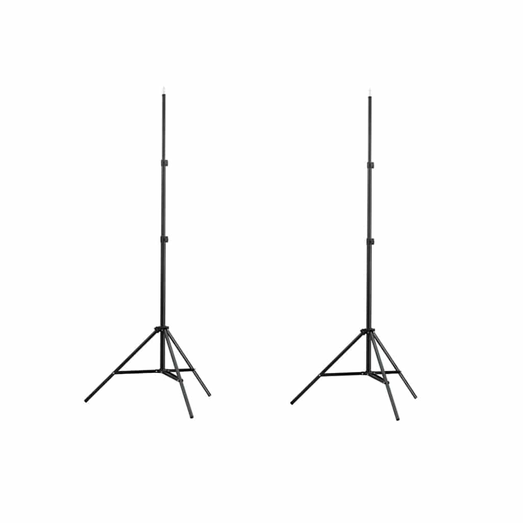 vidaXL Statywy do lamp, 2 szt, wysokość 78-210 cm