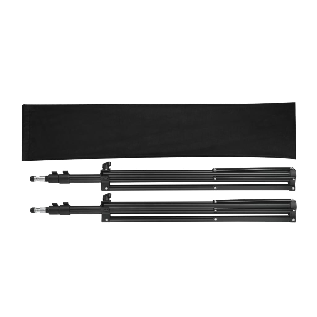 vidaXL Statywy do lamp, 2 szt, wysokość 78-210 cm