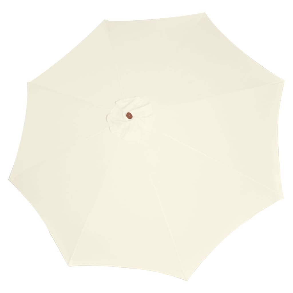 vidaXL Parasol 300 x 258 cm, piaskowa biel