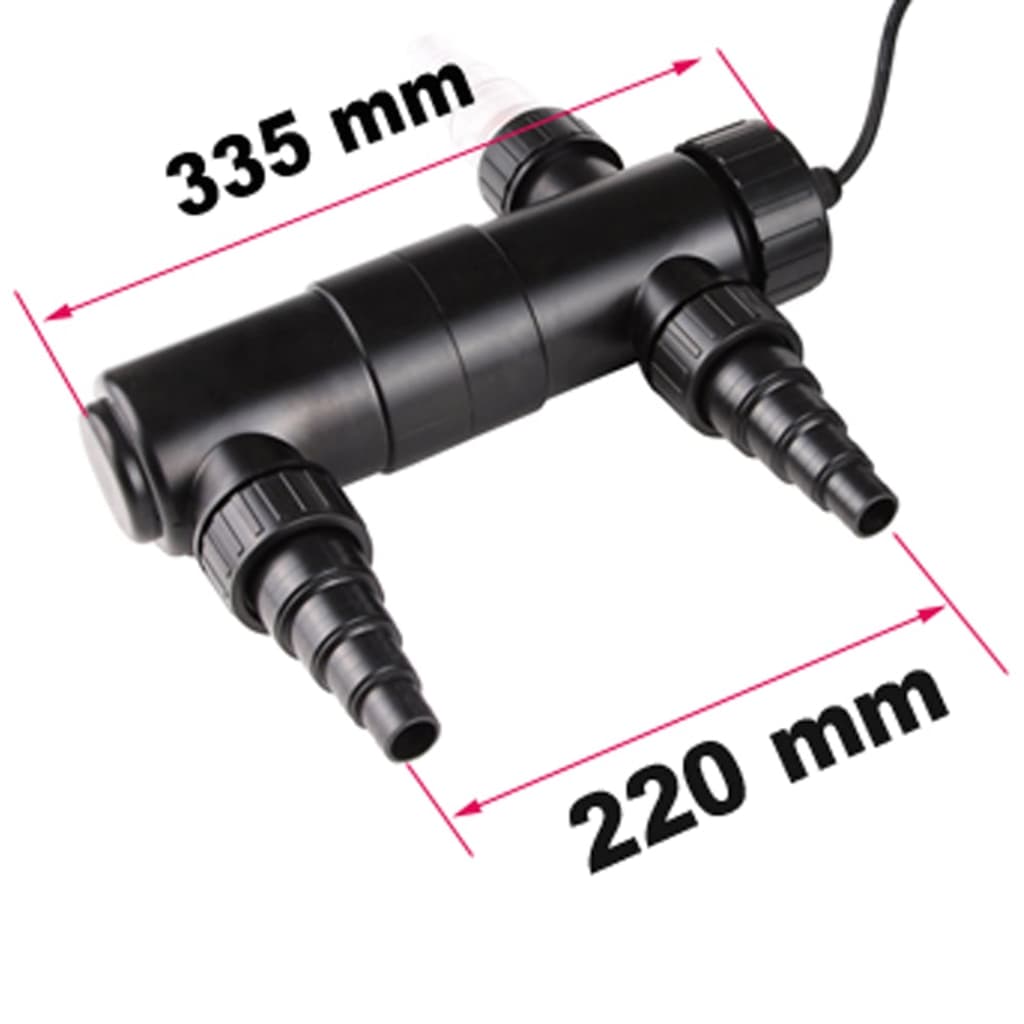 vidaXL Filtr UVC do zbiornika o pojemności 10000 L