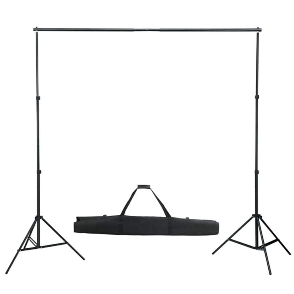 vidaXL System zawieszenia tła z zielonym tłem 600 x 300 cm