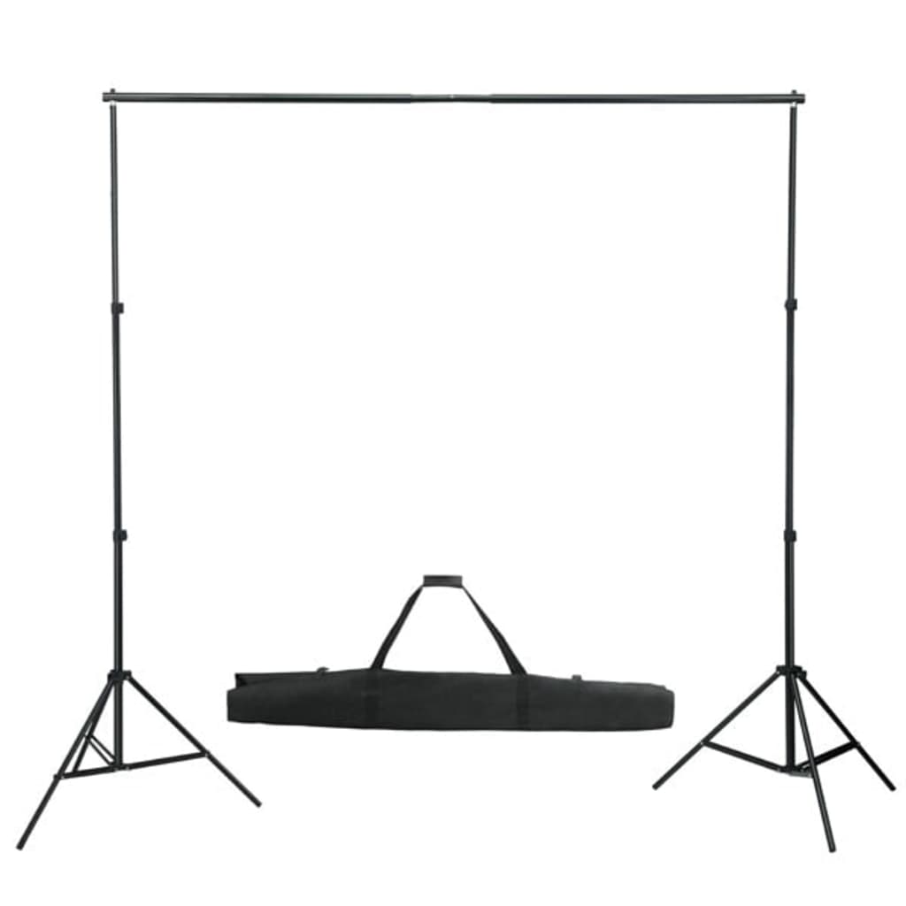 vidaXL System zawieszenia tła z białym tłem 600 x 300 cm