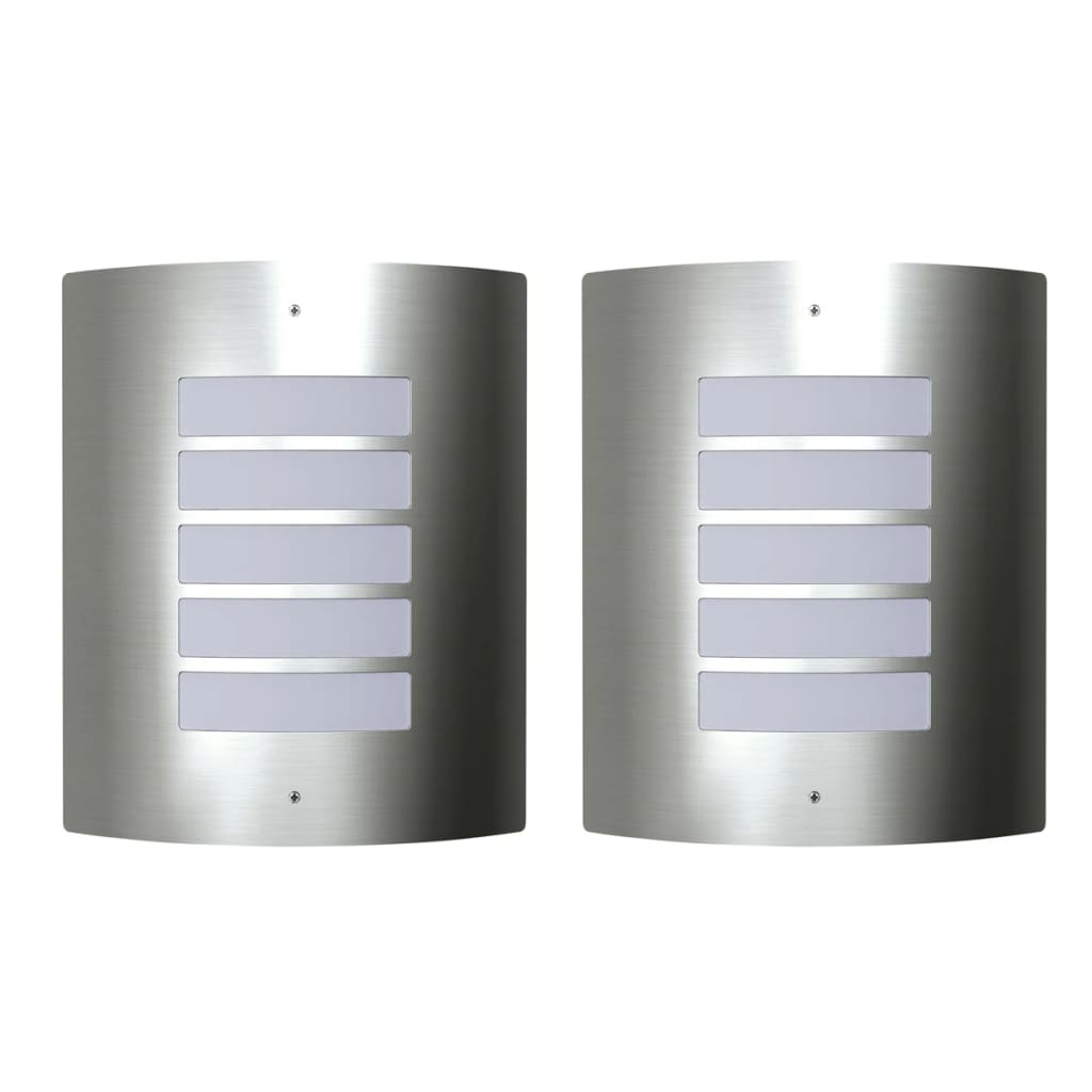 Lampy ścienne, zewnętrzne, wodoodporne, 2 w komplecie