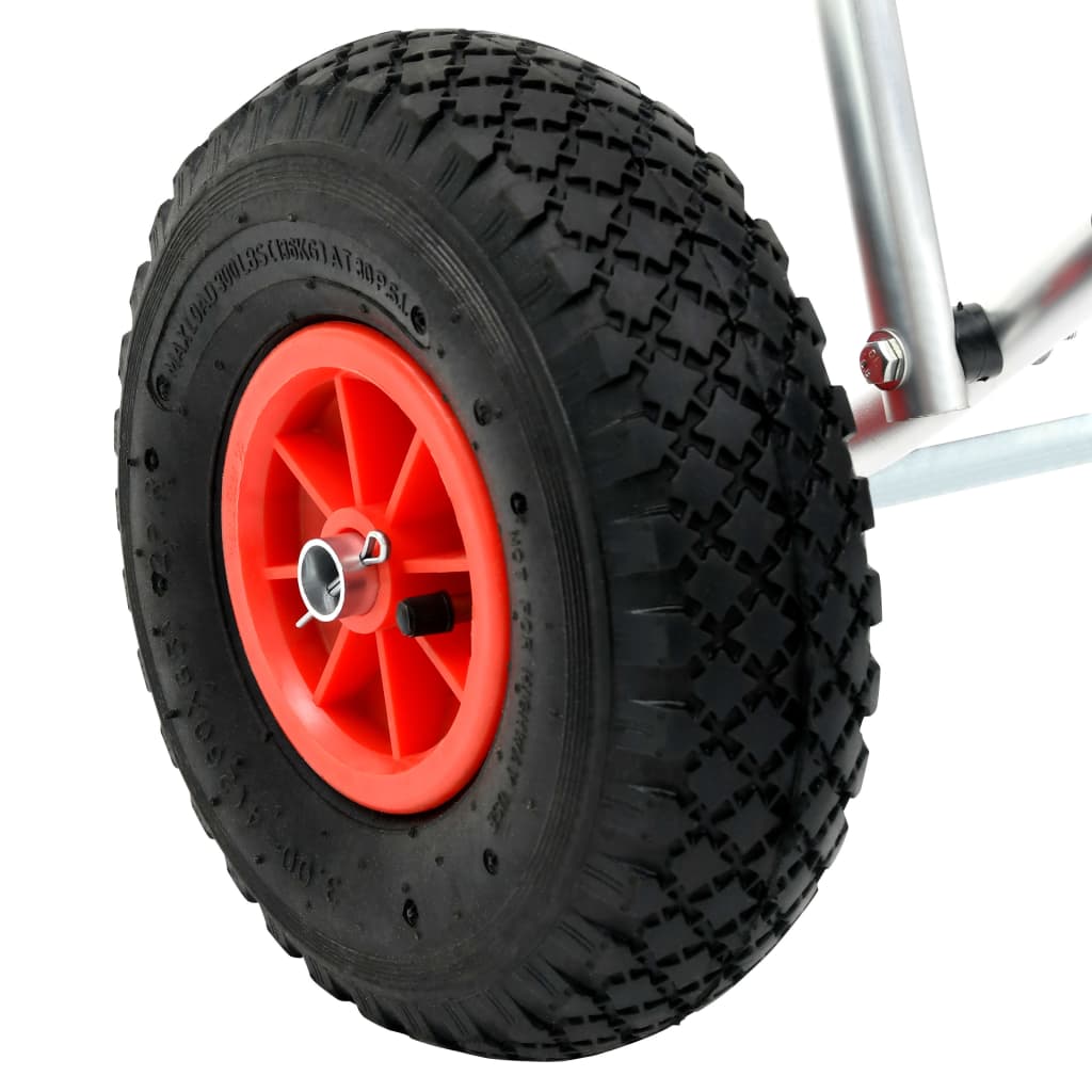 vidaXL Wózek do transportu kajaka, aluminiowy