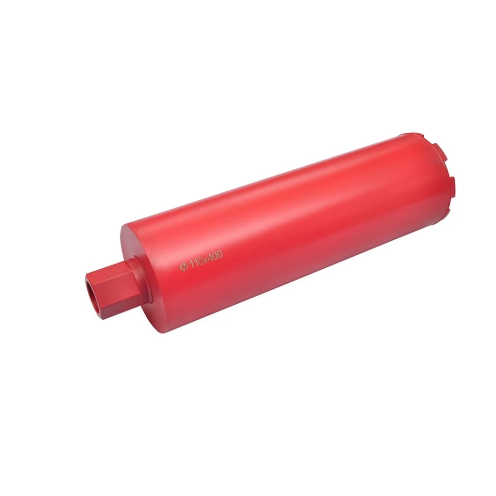 vidaXL Wiertło diamentowe, na sucho i na mokro, 110 mm x 400 mm