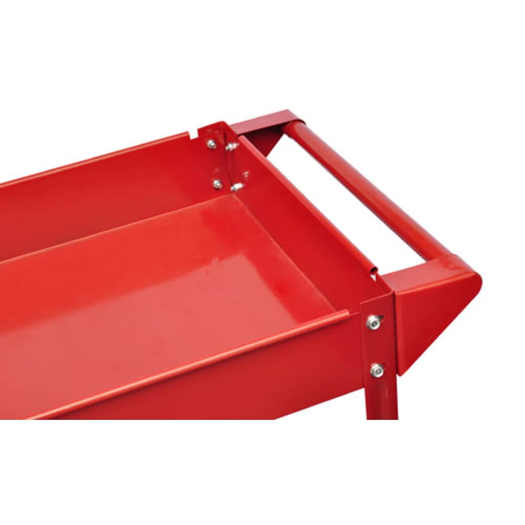vidaXL Wózki narzędziowe z 2 półkami, 2 sztuki, 100 kg