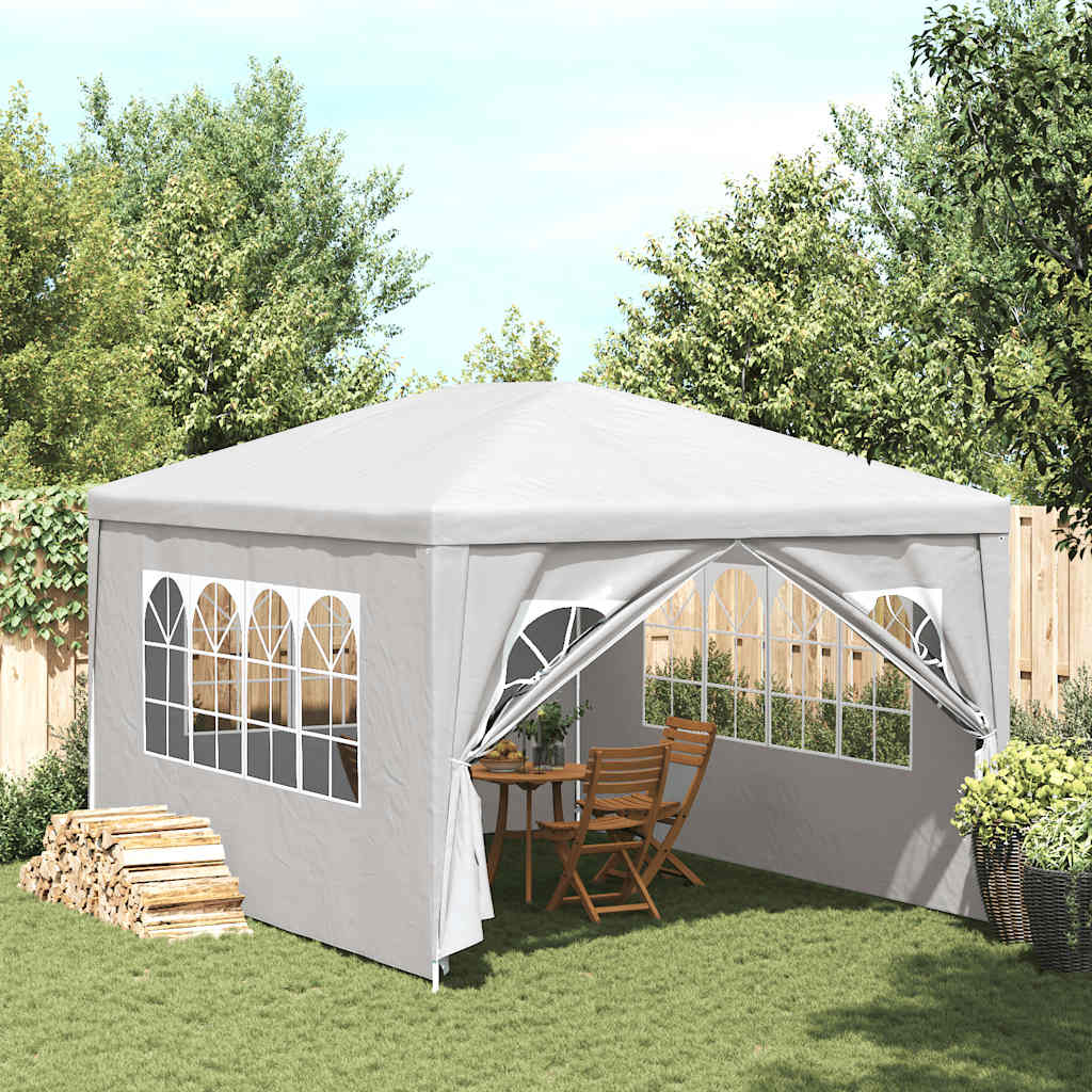 vidaXL Namiot imprezowy, 3 x 4 m, biały