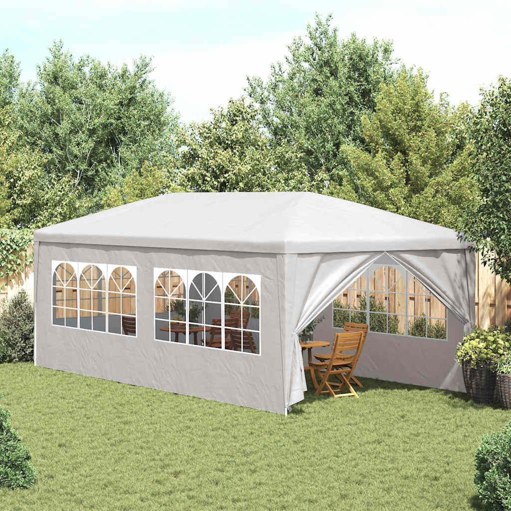 vidaXL Namiot imprezowy, 3 x 6 m, biały