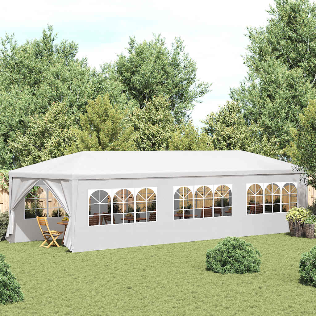 vidaXL Namiot imprezowy, 3 x 9 m, biały
