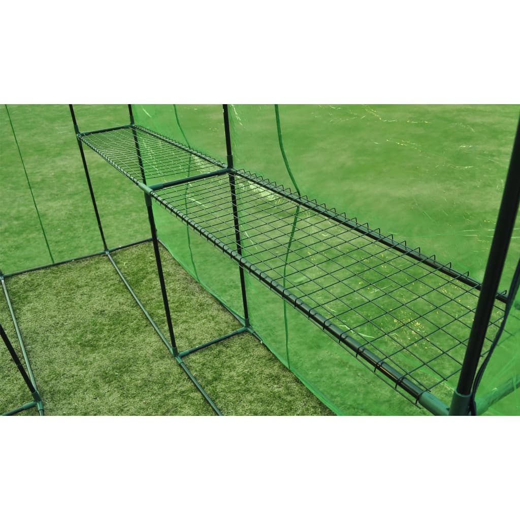 vidaXL Szklarnia ze stalową ramą, XL