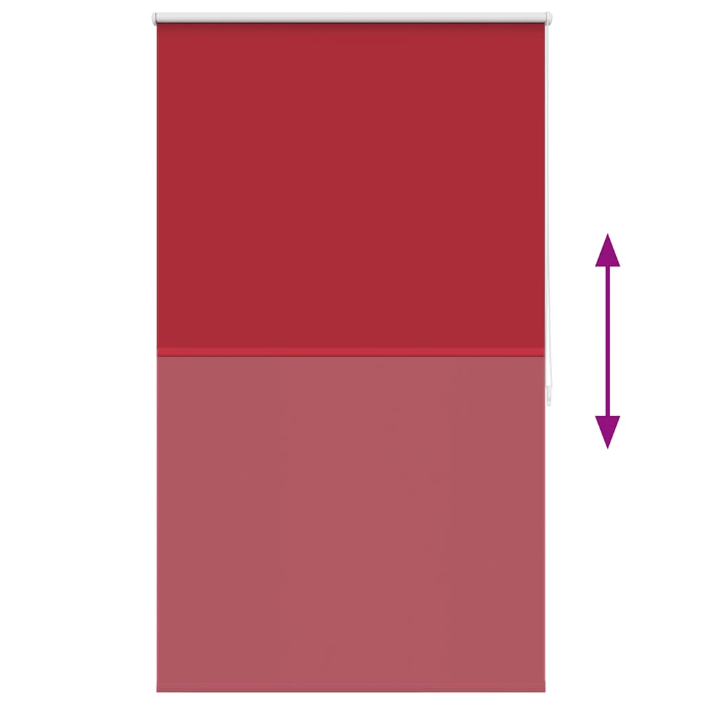 vidaXL Roleta zaciemniająca 84,4x175 cm Szerokość tkaniny 80 cm czerwona