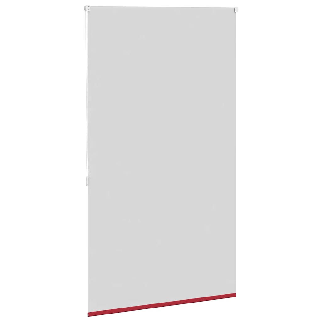 vidaXL Roleta zaciemniająca 124,4x175 cm Szerokość tkaniny 120 cm czerwona