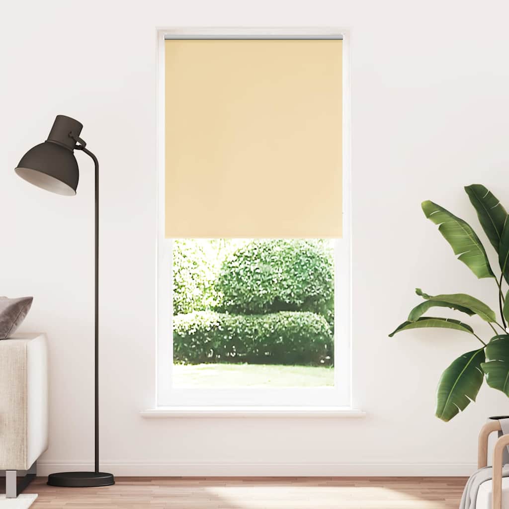 vidaXL Roleta zaciemniająca 84,4x230 cm Szerokość tkaniny 80 cm beż
