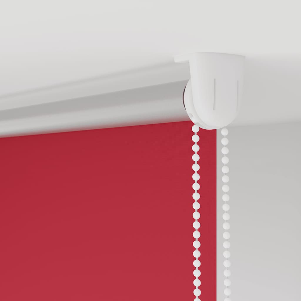 vidaXL Roleta zaciemniająca 84,4x230 cm Szerokość tkaniny 80 cm czerwona