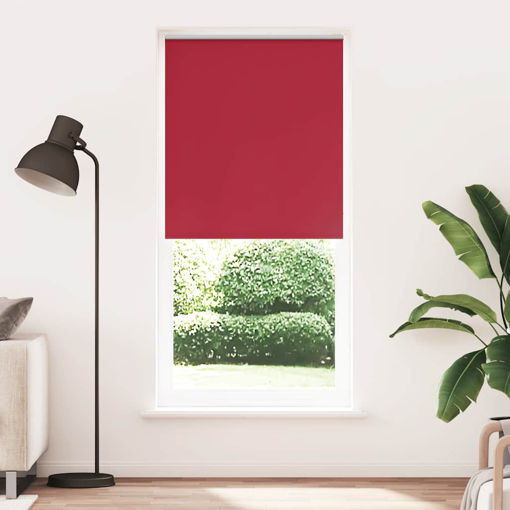 vidaXL Roleta zaciemniająca 84,4x230 cm Szerokość tkaniny 80 cm czerwona
