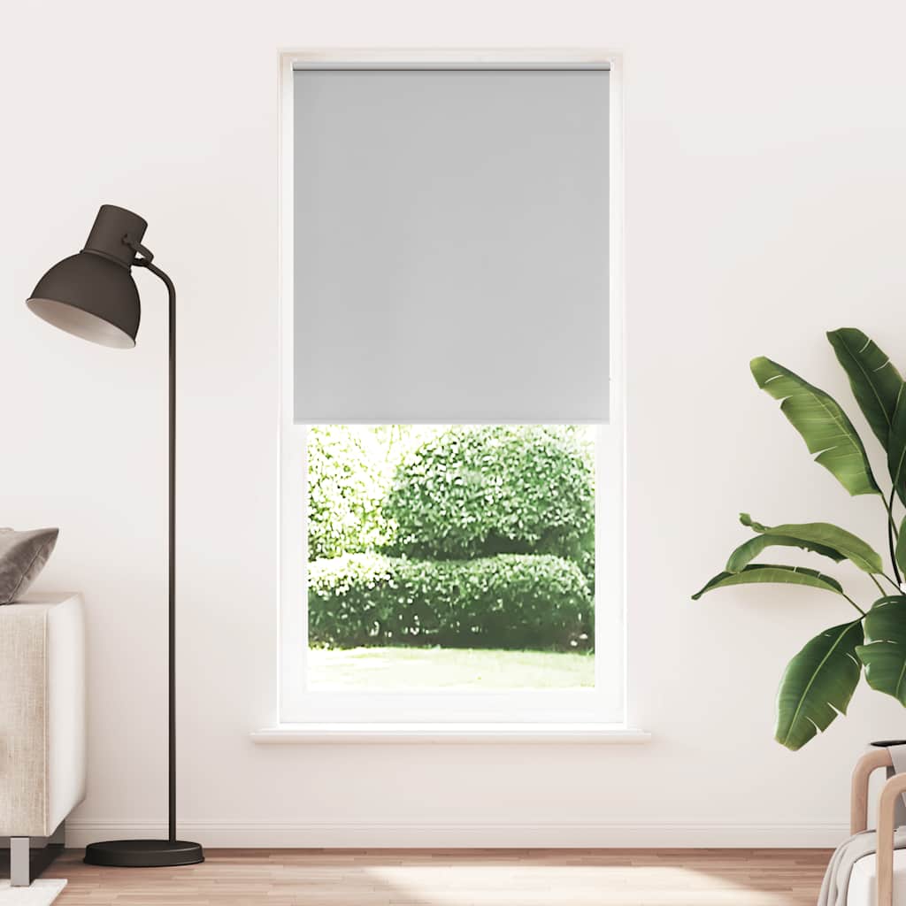 vidaXL Roleta zaciemniająca 84,4x230 cm Szerokość tkaniny 80 cm szary