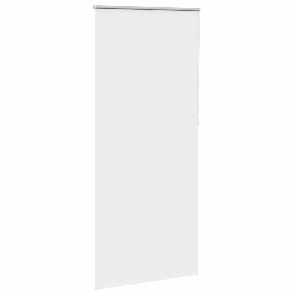 vidaXL Roleta zaciemniająca 104,4x230 cm Szerokość tkaniny 100 cm biała