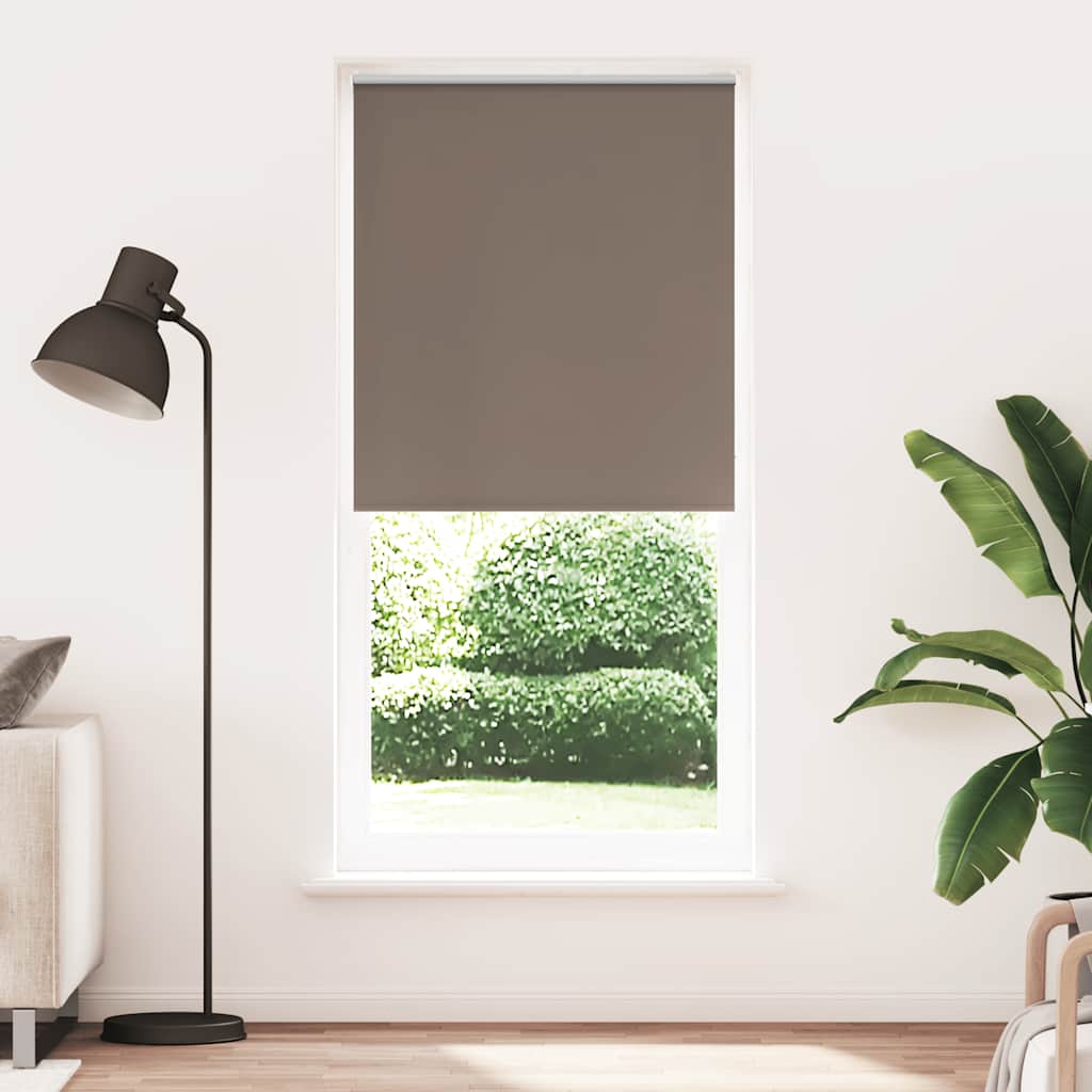 vidaXL Roleta zaciemniająca 104,4x230 cm Szerokość tkaniny 100 cm kolor kawowy