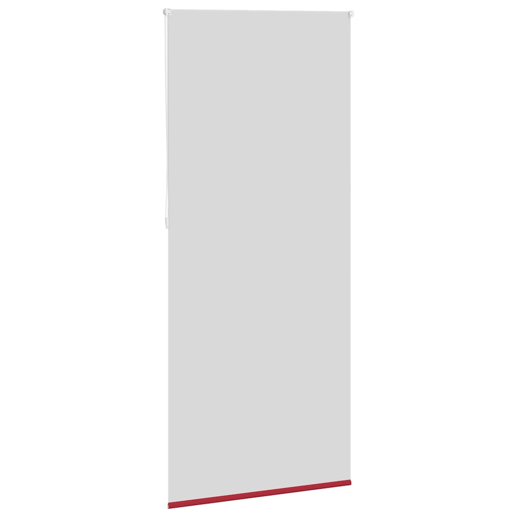 vidaXL Roleta zaciemniająca 124,4x230 cm Szerokość tkaniny 120 cm czerwona