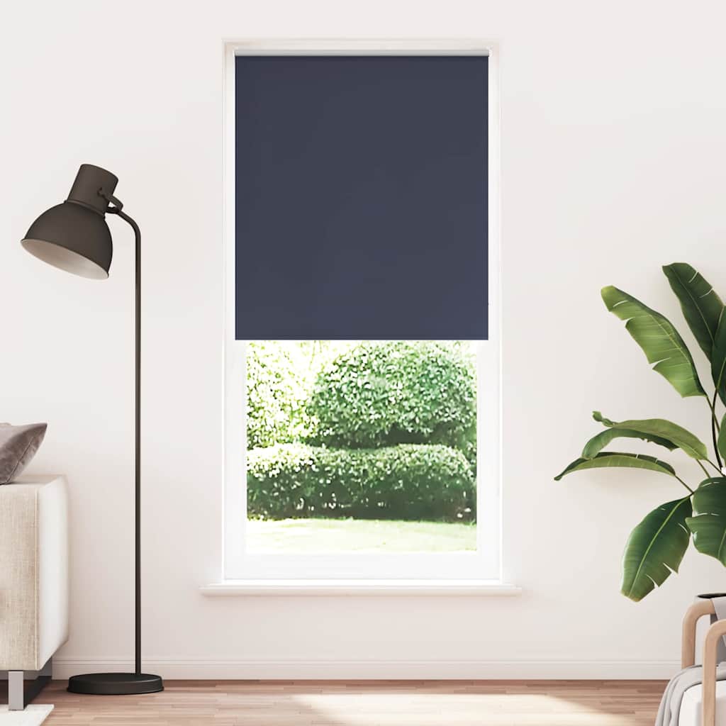 vidaXL Roleta zaciemniająca 124,4x230 cm Szerokość tkaniny 120 cm morska