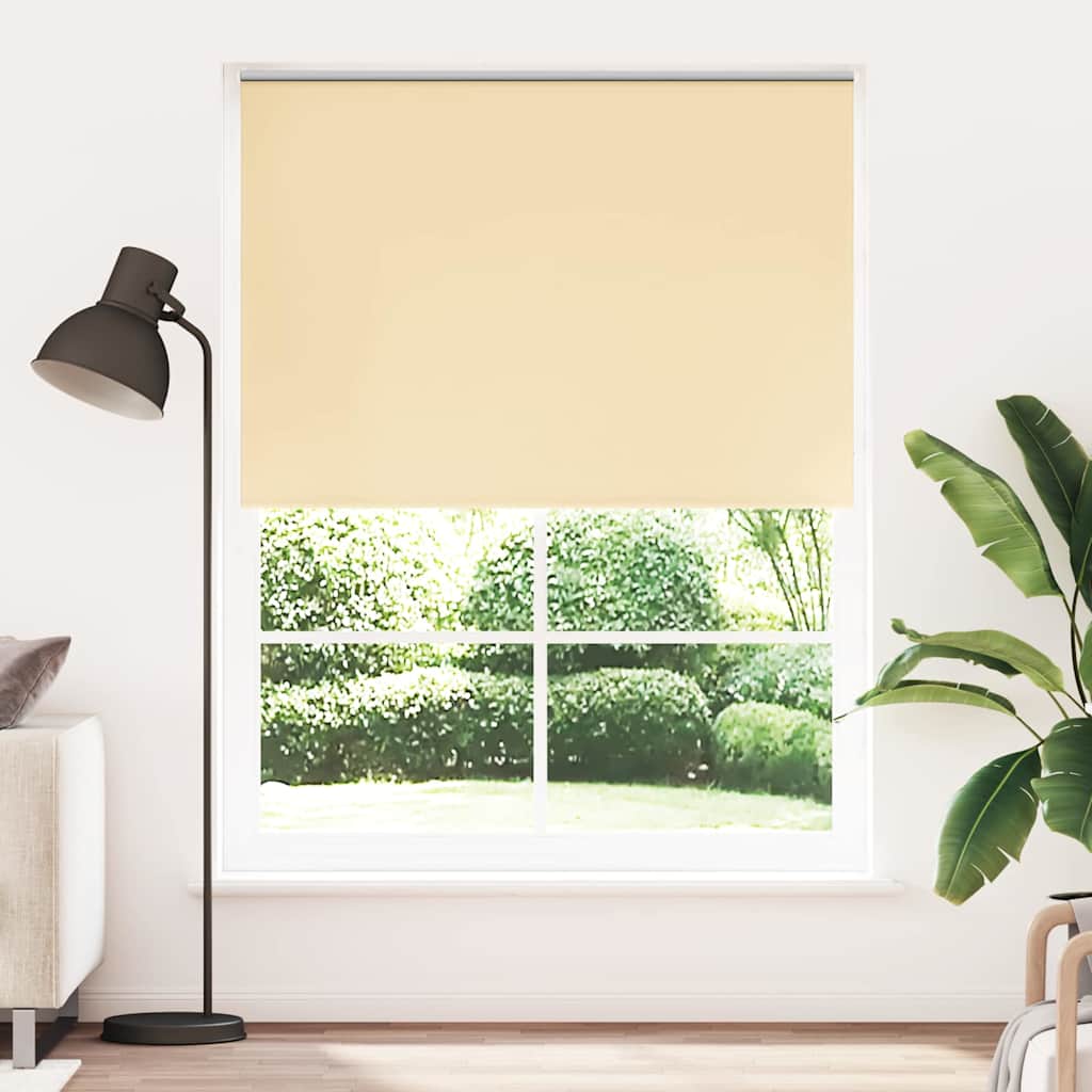 vidaXL Roleta zaciemniająca 144,4x230 cm Szerokość tkaniny 140 cm beż