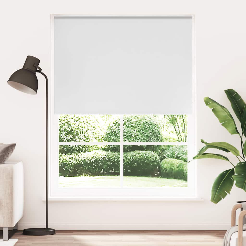 vidaXL Roleta zaciemniająca 164,4x230 cm Szerokość tkaniny 160 cm biała