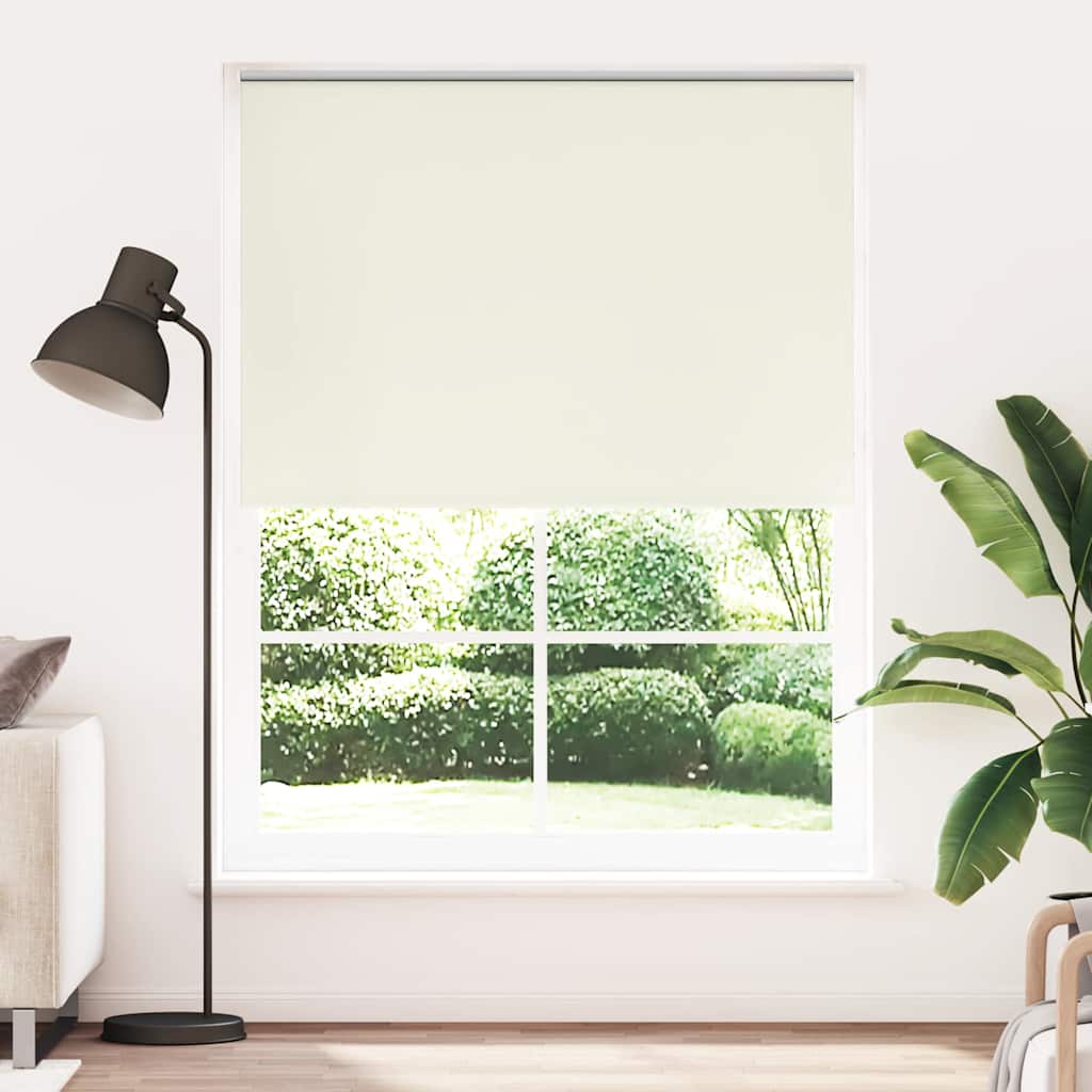 vidaXL Roleta zaciemniająca 164,4x230 cm Szerokość tkaniny 160 cm ecru