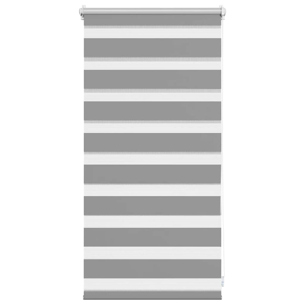 vidaXL Roleta Zebra 40,9x100 cm Szerokość tkaniny 36,7 cm szara