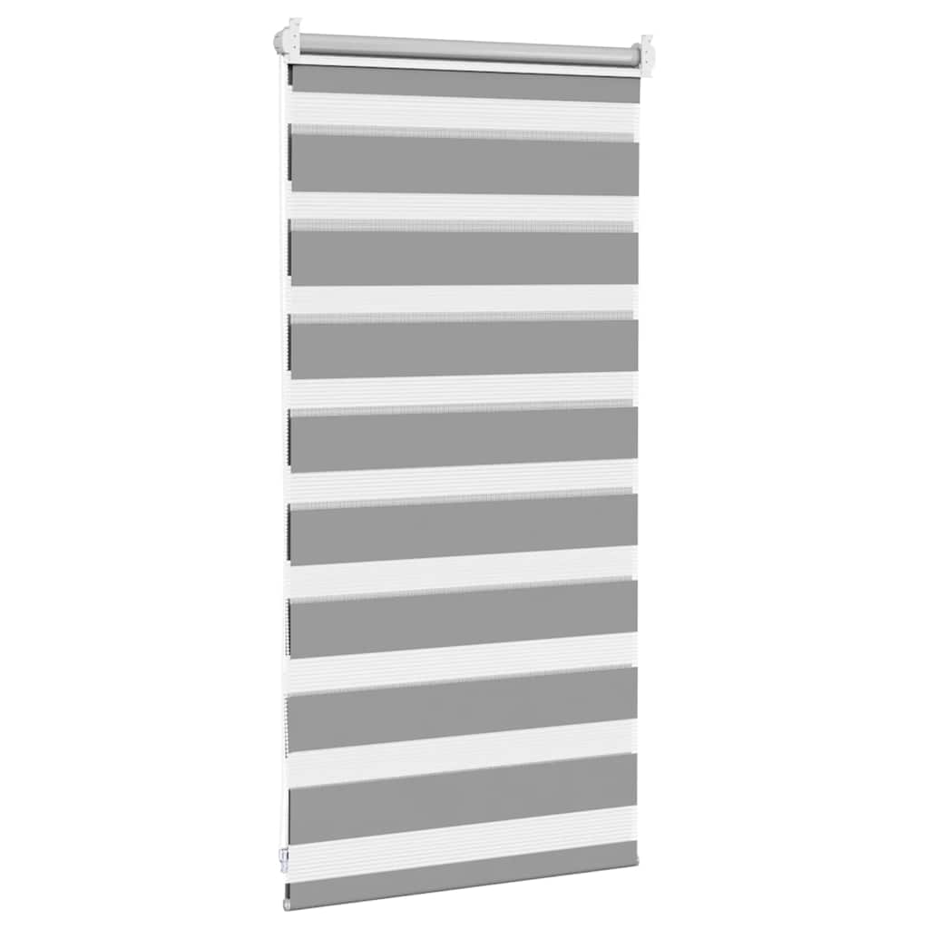 vidaXL Roleta Zebra 40,9x100 cm Szerokość tkaniny 36,7 cm szara