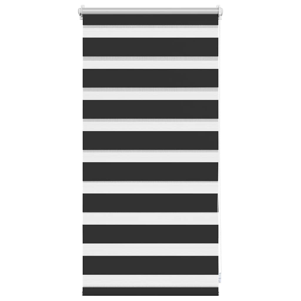 vidaXL Roleta Zebra 40,9x100 cm Szerokość materiału 36,7 cm czarna