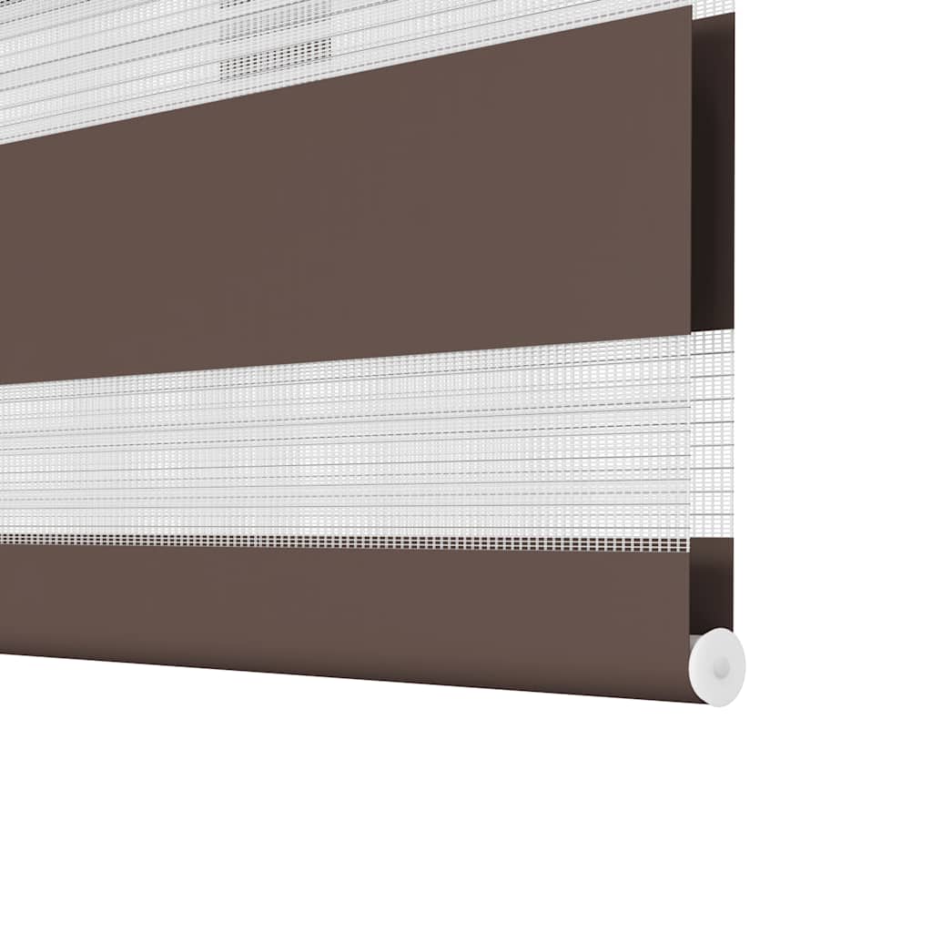 vidaXL Roleta Zebra 40,9x100 cm Szerokość tkaniny 36,7 cm kawa