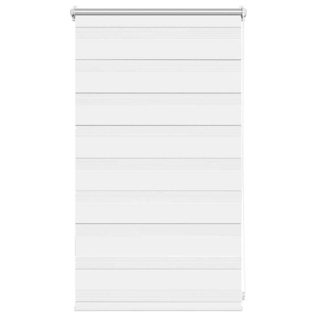 vidaXL Roleta Zebra 50,9x100 cm Szerokość tkaniny 46,7 cm biała