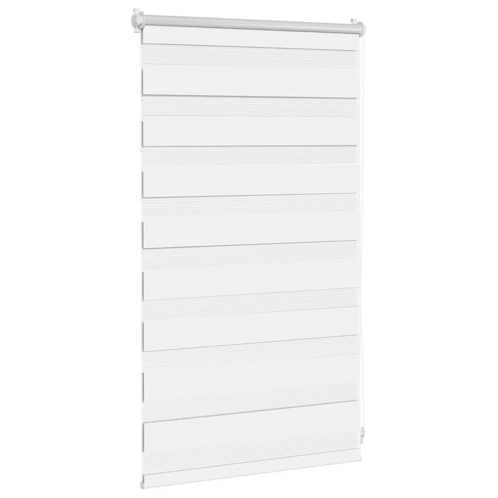 vidaXL Roleta Zebra 50,9x100 cm Szerokość tkaniny 46,7 cm biała