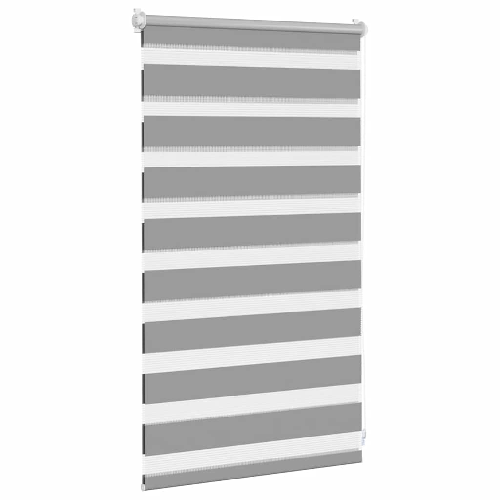 vidaXL Roleta Zebra 50,9x100 cm Szerokość tkaniny 46,7 cm szara