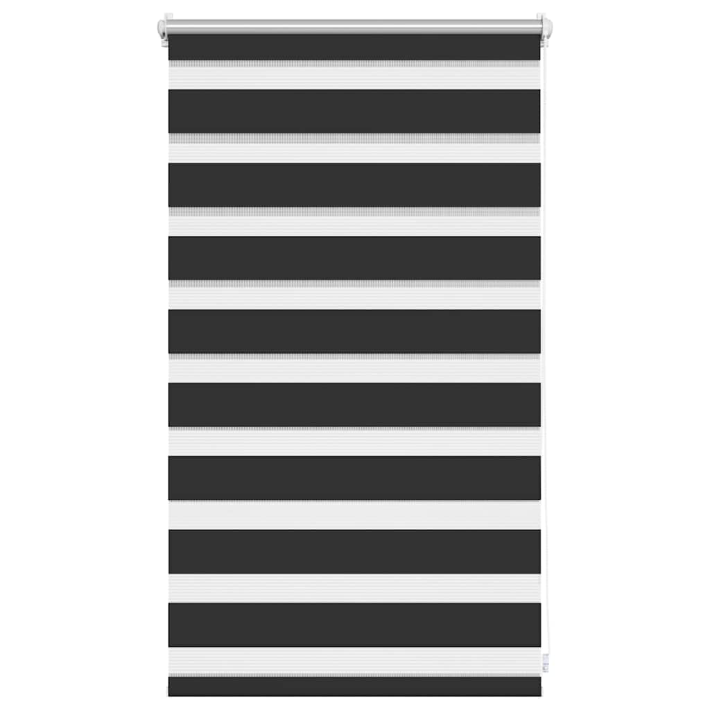 vidaXL Roleta Zebra 50,9x100 cm Szerokość materiału 46,7 cm czarna