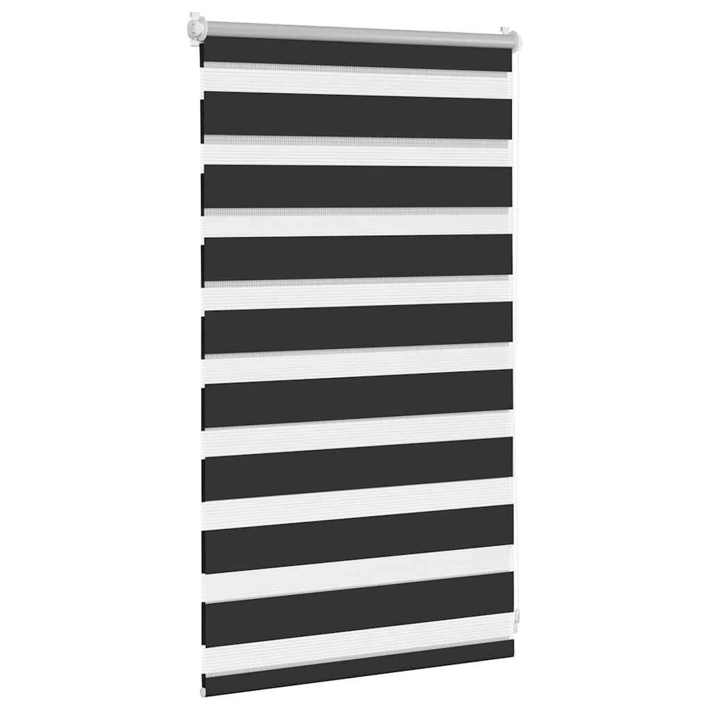 vidaXL Roleta Zebra 50,9x100 cm Szerokość materiału 46,7 cm czarna