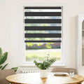 vidaXL Roleta Zebra 50,9x100 cm Szerokość materiału 46,7 cm czarna