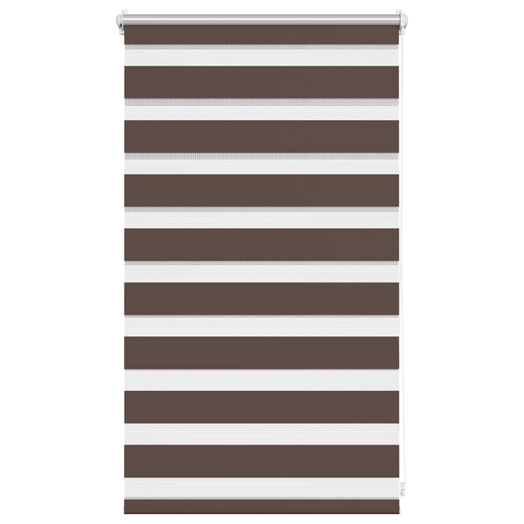vidaXL Roleta Zebra 50,9x100 cm Szerokość tkaniny 46,7 cm kawa