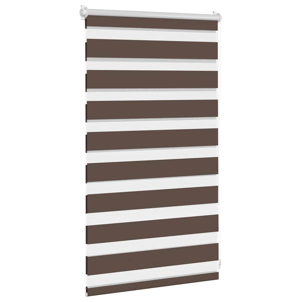 vidaXL Roleta Zebra 50,9x100 cm Szerokość tkaniny 46,7 cm kawa