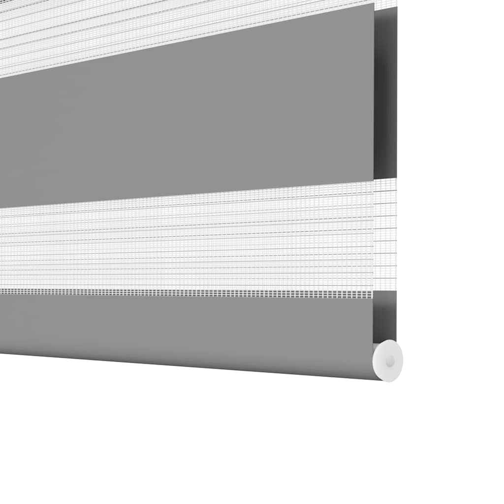 vidaXL Roleta Zebra 60,9x120 cm Szerokość tkaniny 56,7 cm szara
