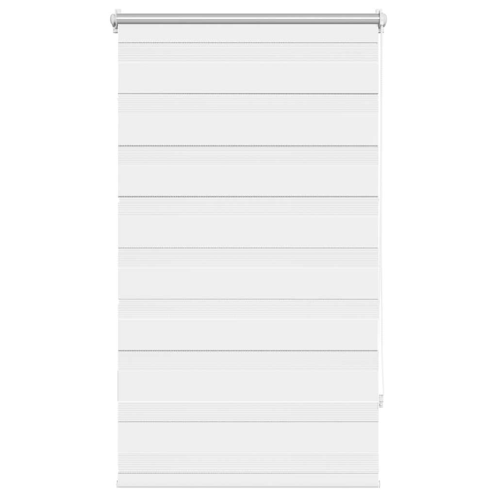vidaXL Roleta Zebra 70,9x120 cm Szerokość tkaniny 66,7 cm biała