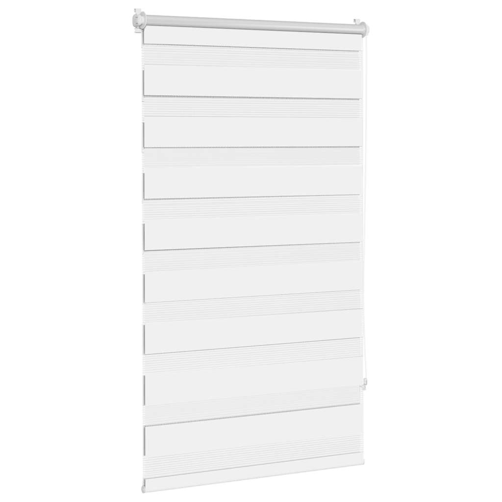 vidaXL Roleta Zebra 70,9x120 cm Szerokość tkaniny 66,7 cm biała