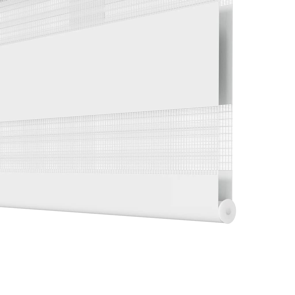 vidaXL Roleta Zebra 70,9x120 cm Szerokość tkaniny 66,7 cm biała